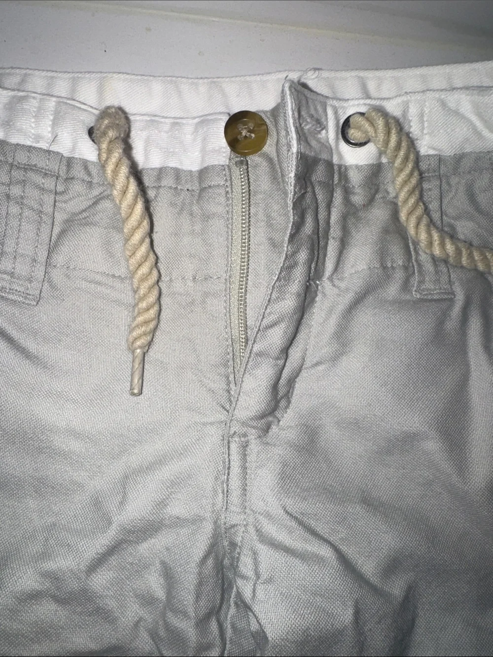 Janie and Jack Nautical Rope Linen Pants